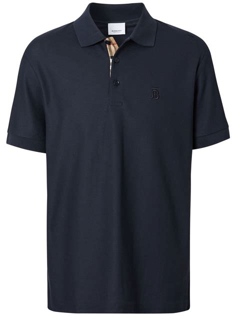 burberry polo big logo|authentic burberry polo shirt.